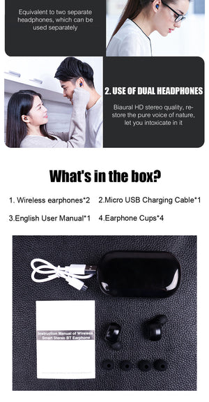 Wireless Earphone Bluetooth V5.0